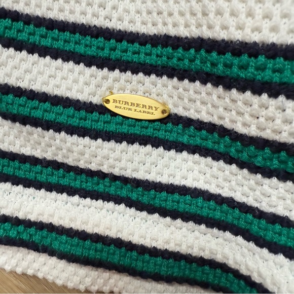 Burberry London Blue Label Stripe Long Sleeve Japan 38 - Picture 3 of 4